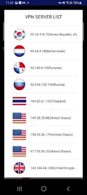 VPN ( AUTO IP CHANGE ) android App screenshot 3